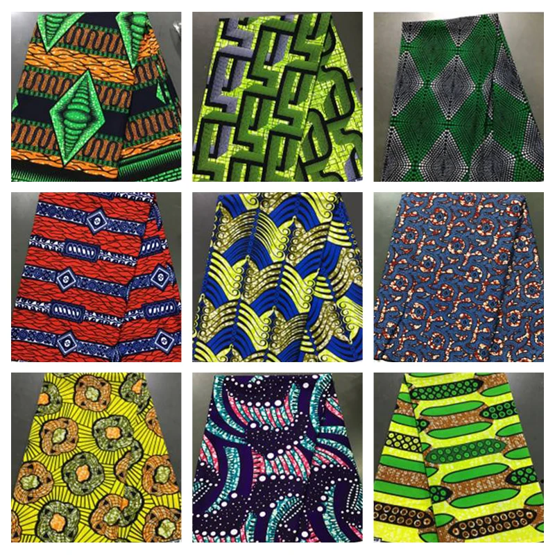 Holland real African textile wax print 100 cotton black and white fabrics for African Tanzania