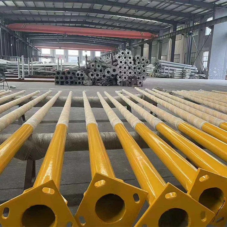 Оцинкованные Столбы для ламп XINTONG высота 6 м 8 столбы уличного освещения