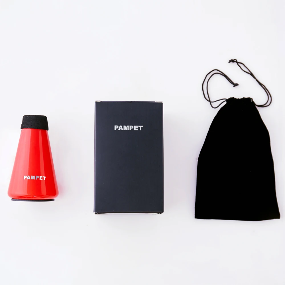 Lightweight Plastic Mute Trumpet Practice Mute Trumpet for Beginners and Students Mini Trumpet Mutes Black Red Green