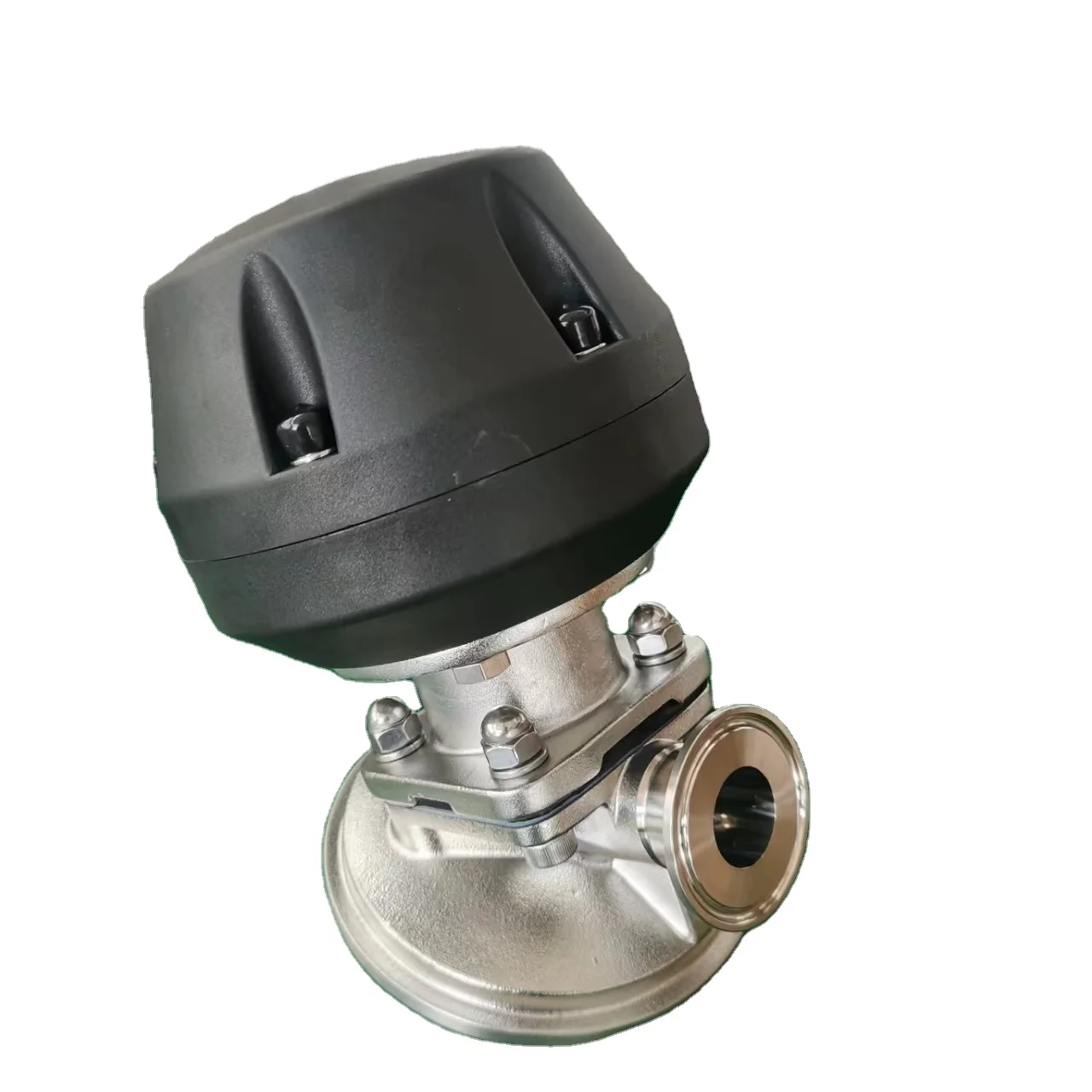 PNEUMATIC TANK BOTTOM VALVE, WELD END, SS316L C/W EPDM+PTFE GASKET