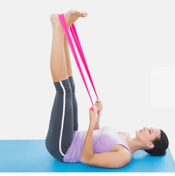 2021 YangFit New Customized High Quality Fitness Yoga Resistance band roll for Pilates Exercise