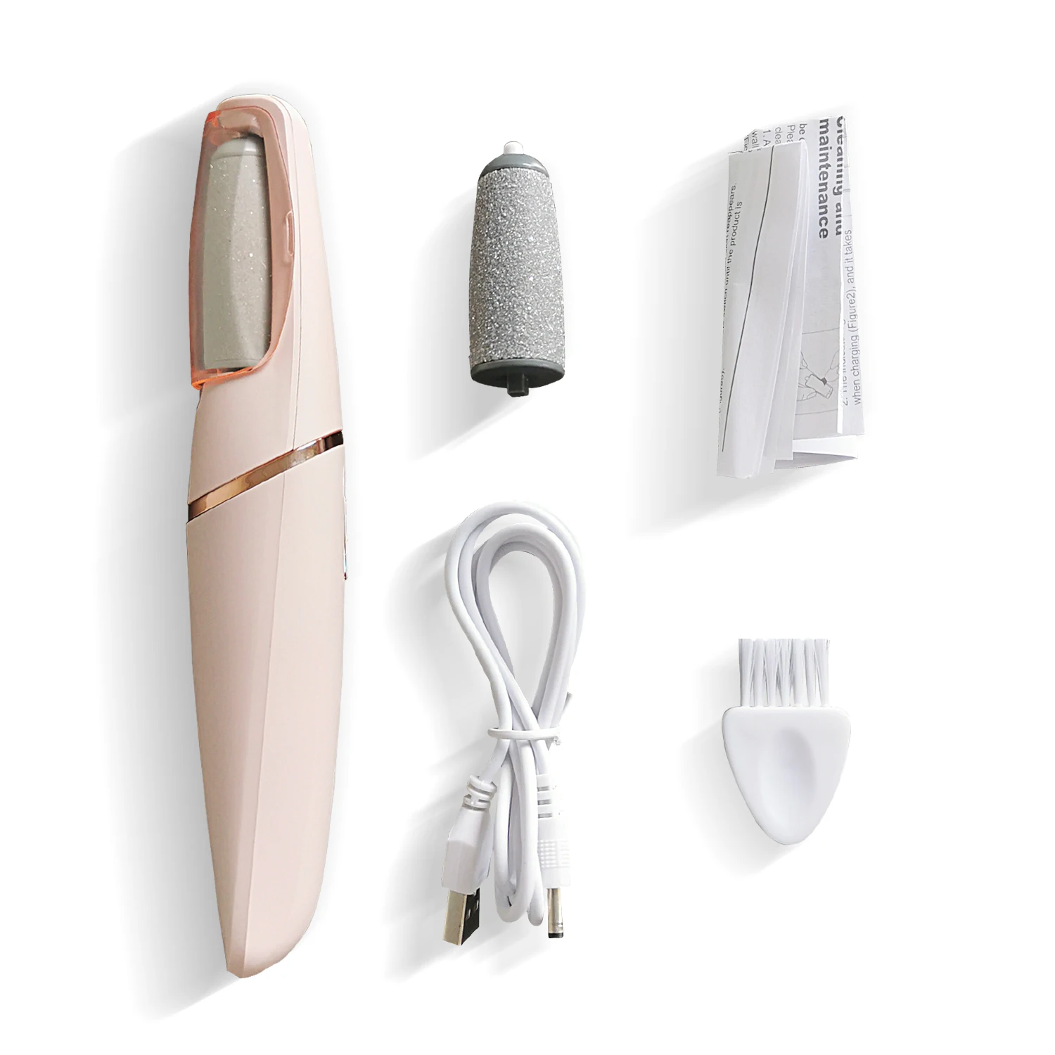 Electric Callus Remover 2 Speed LED Light Foot File Dead Skin Remover Pedicure Tool Skin Callus Removal