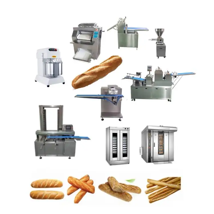 complete automatic Electric Baguette Maker Production Line Bread Maker French Bread Baguette Bread Stick Loaf Equipment UPPER
