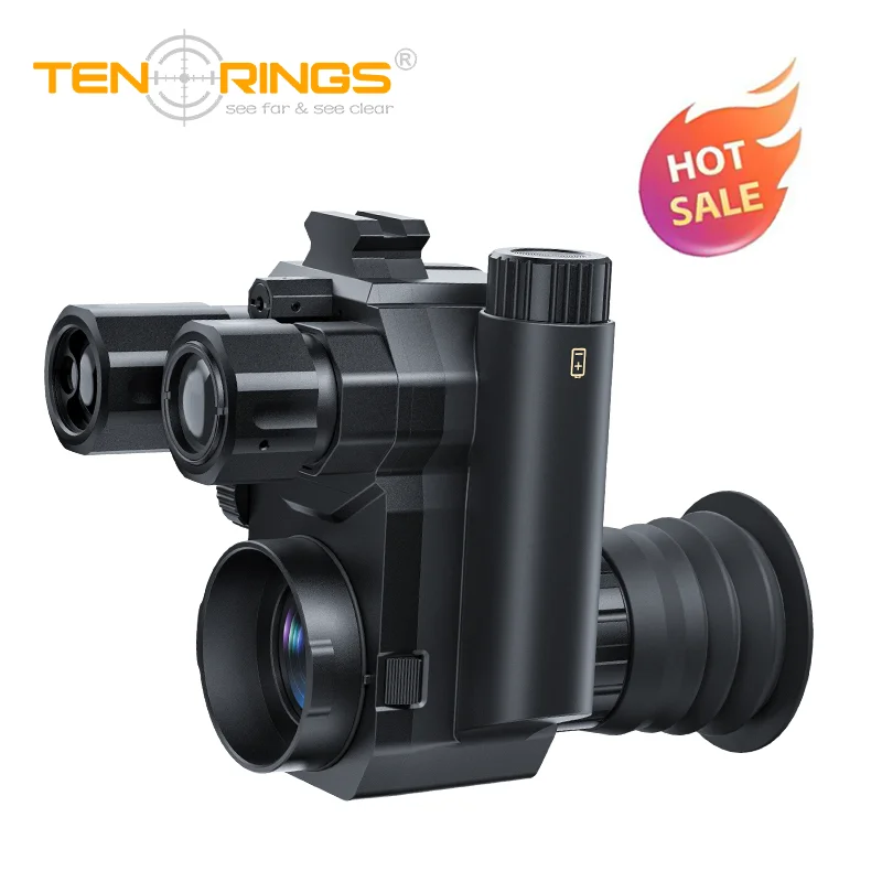 Ten Rings NV201 300m IR Clip-on Recording Day & Night Vision Scope For Hunting
