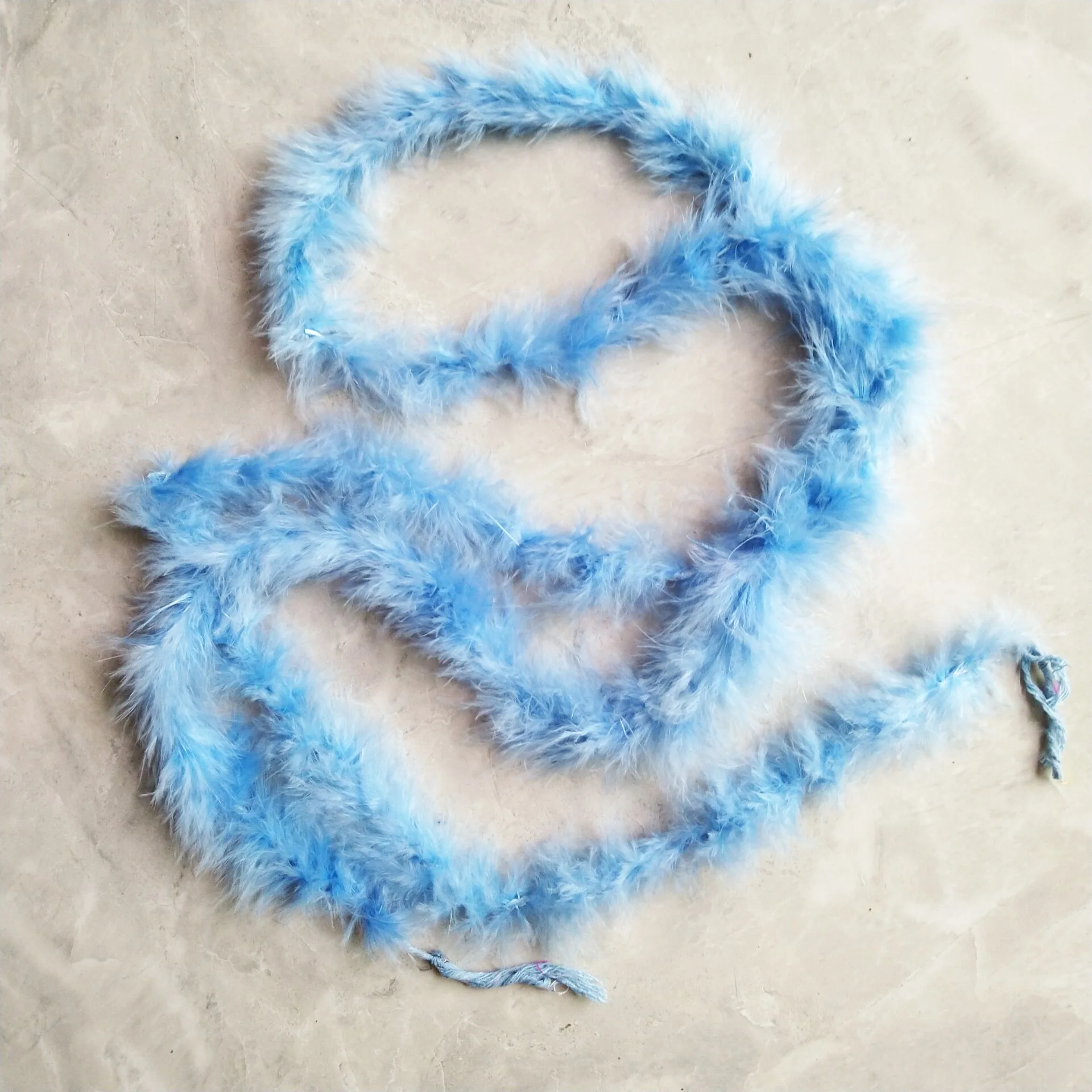 Wholesale Turkey Feather Boa Marabou Feathers Fringe Trim For Holiday Decoration