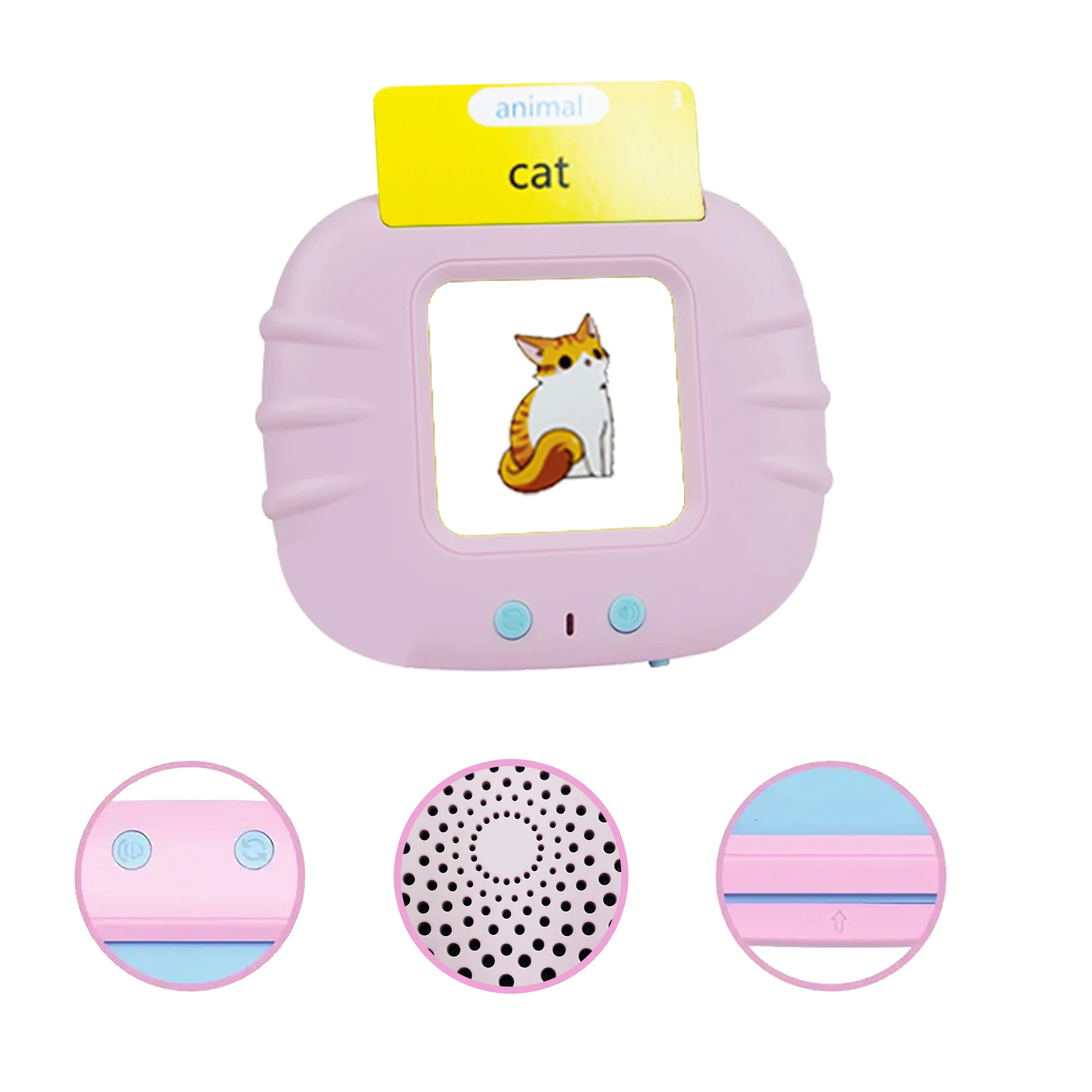 English/ Arabic/ Spanish /French Talking Flash Cards Reader Machine Learning Toys for Kids Language Studying
