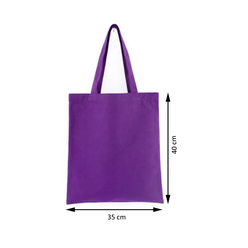 
KAIFEI AMAZON hot selling 100% cotton canvas tote bag shopping DIY blank handbag rainbow color 