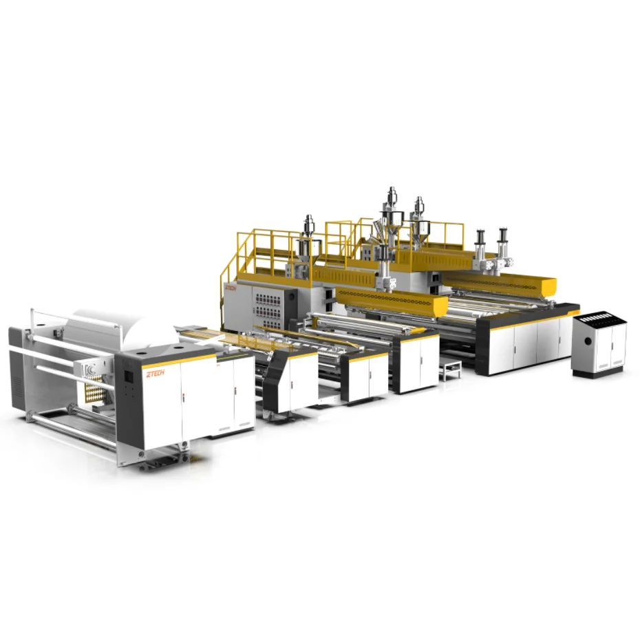 3 layers co-extrusion pe air bubble film machine