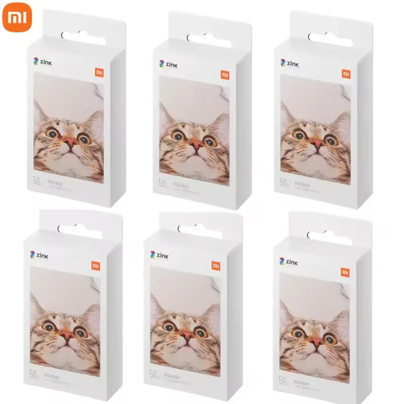 Original for Xiaomi pocket photo printer instant photo paper 3 inch portable special color photo paper