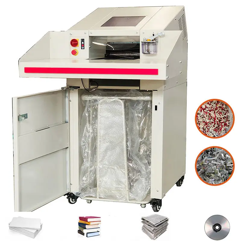 Gator Electricity 4KW Power Industrial High Capacity Two Shaft CD ID Card Paper Shredder With CE Certificate