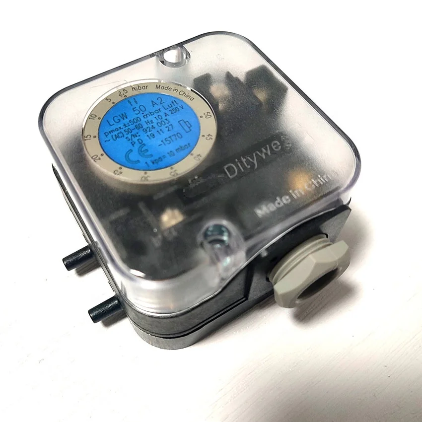 LGW 50 A2 pressure switch LGW50A2 air pressure switch 2.5-50mbar, fits DUNGS brand, gas burner spare parts