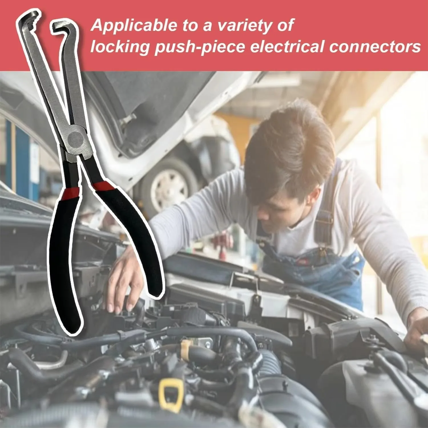 Electrical Disconnect Pliers 37960 Automotive Electrical Connector Disconnect Pliers Long Spark Plug Disassembly Pliers Tear