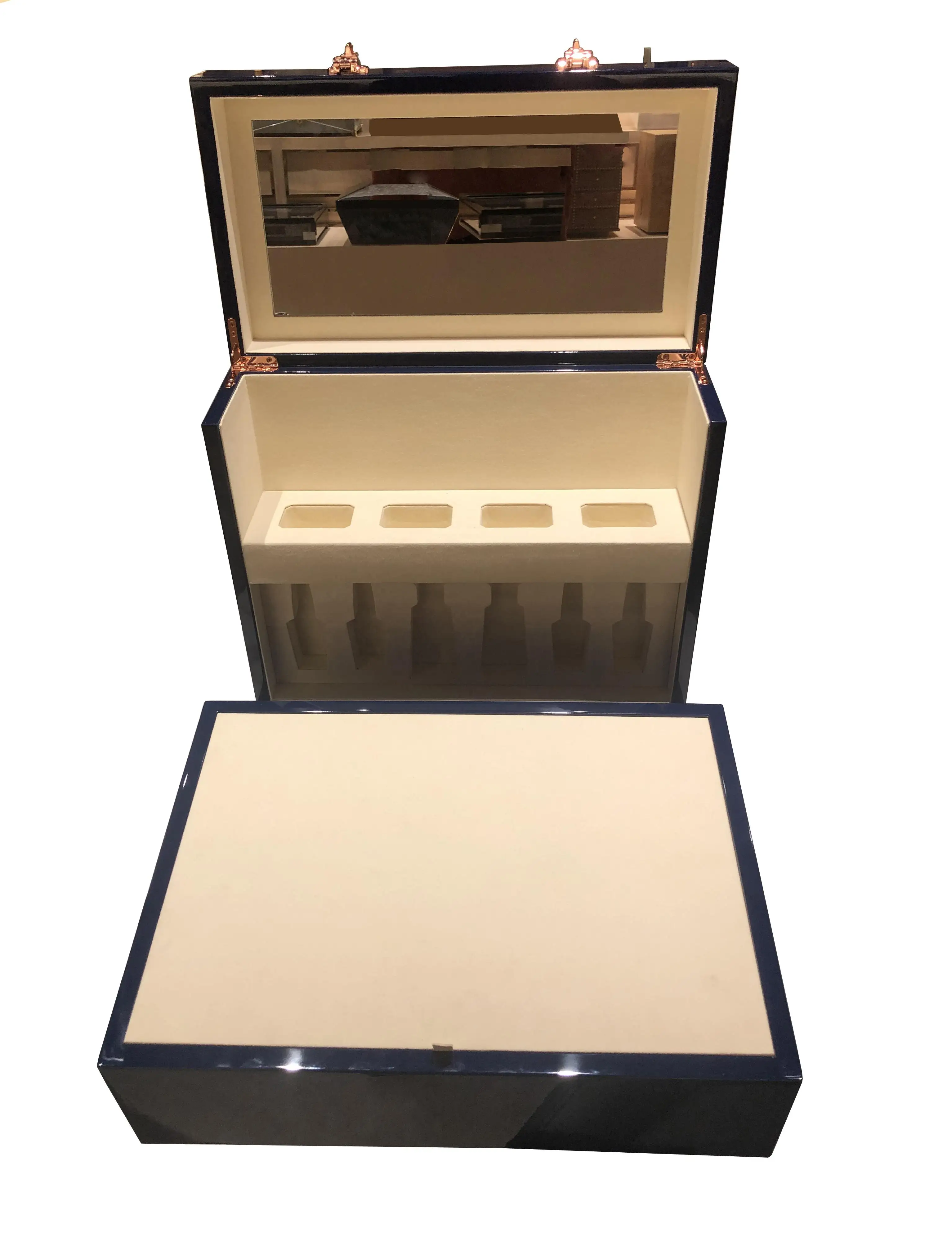 China luxury wooden perfume packaging gift box