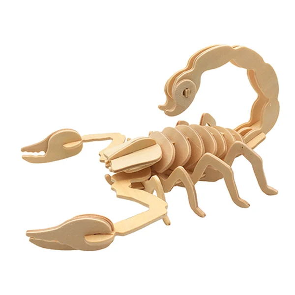 3D пазл для ребенка дробилка Скорпион Хэллоуина подарок мышь многоножка паук змея Хэллоуин хитрые страшные насекомые