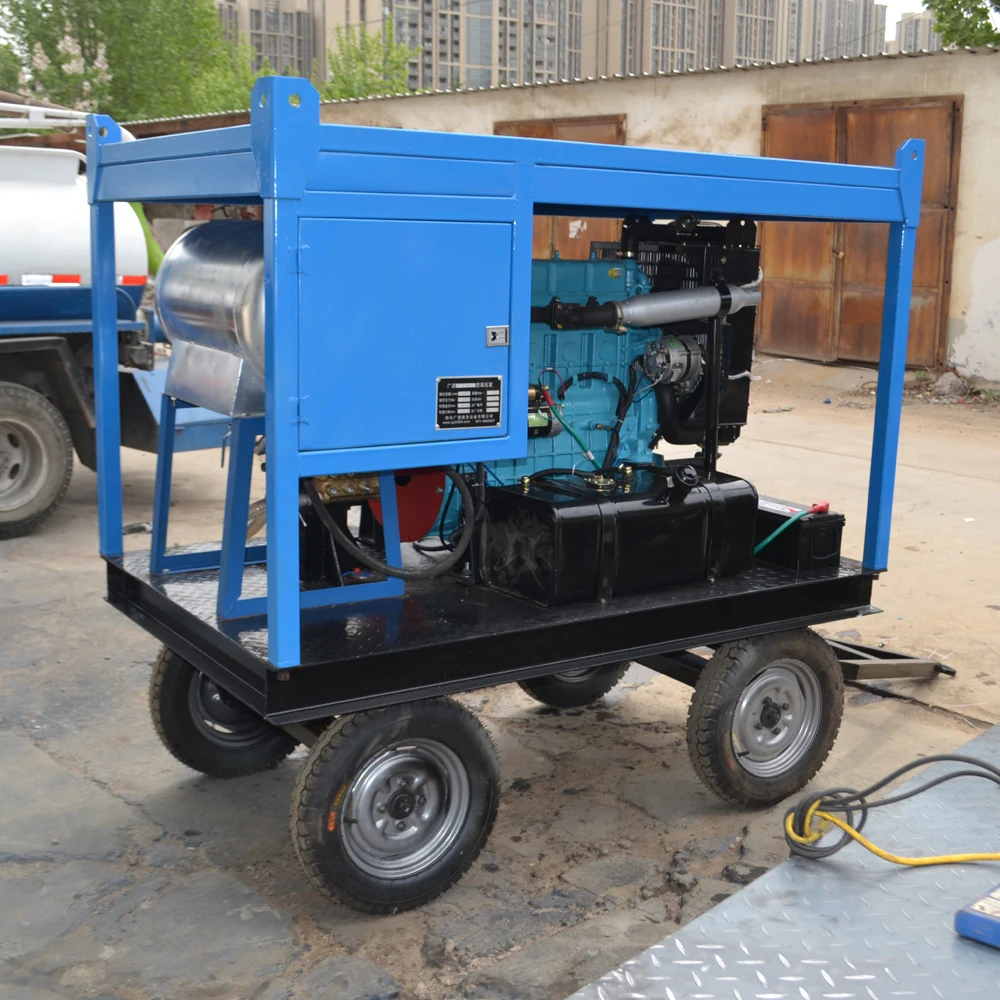 rust remove marine industrial water jet petrol diesel engine 500bar electric power ultra- high pressure cleaner