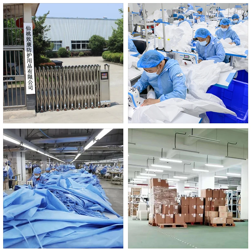 40g Work Wear Personal Protective Equipment Dustproof PP Non Woven Disposable Coverall