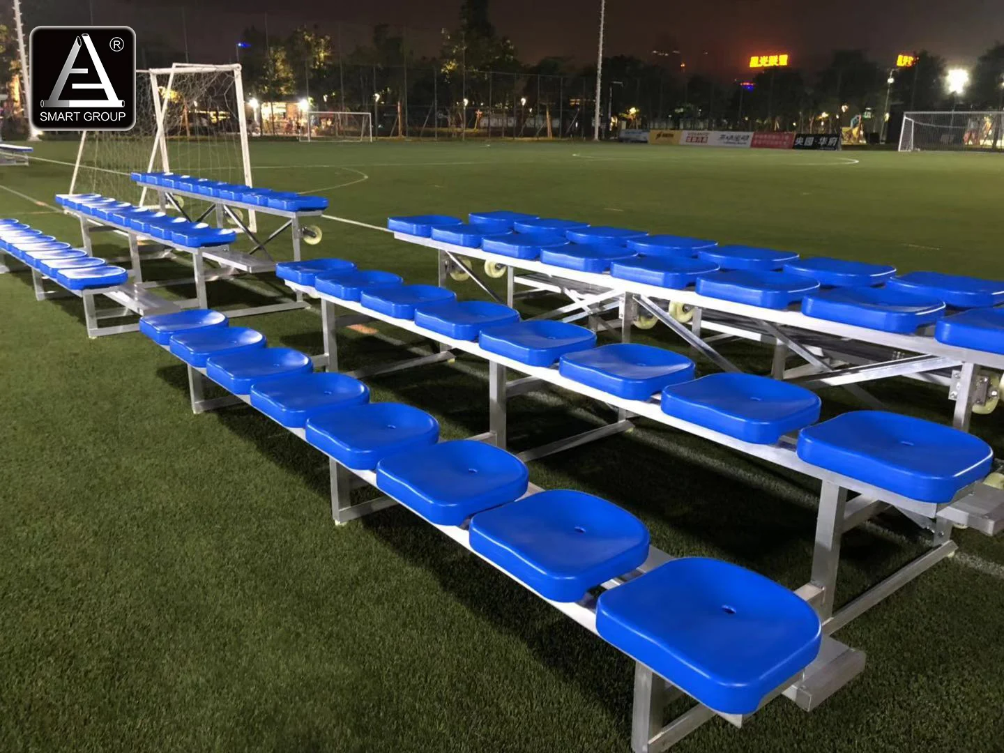 Movable Outdoor Aluminum Bleachers Grandstand Stadium Seats Telescopic Grandstands Seating Solutions Bleacher Aluminum Bleachers