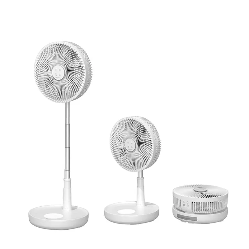10 Inch  Portable Folding Air Cooling Fans USB Rechargeable High Quality Stand Fan For Office And Home Table Fan