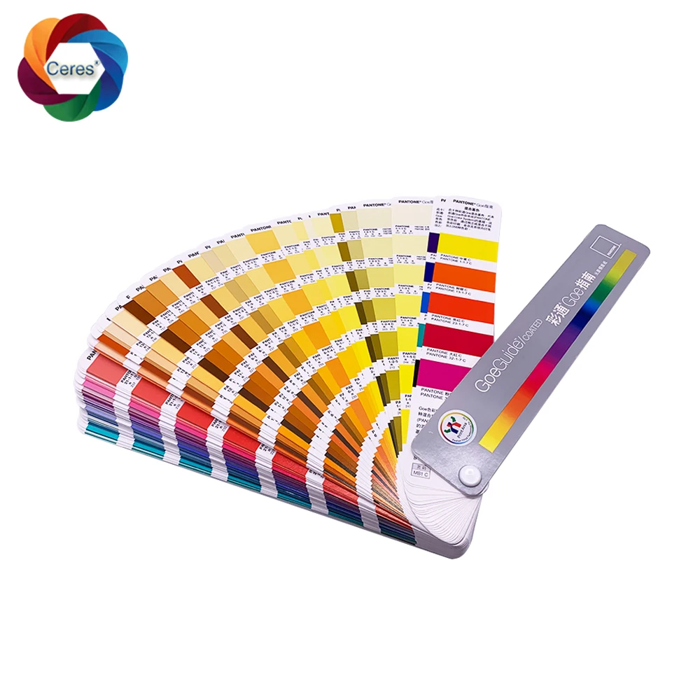 Print Area Ceres GOE  Wholesale pantone color shade card for fabric