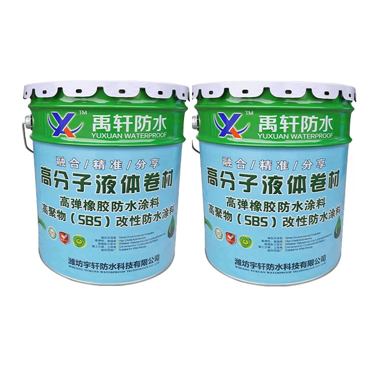 China Famous Brand Liquid Membrane , Elasticity Rubber Modified Asphalt Waterproof Coating