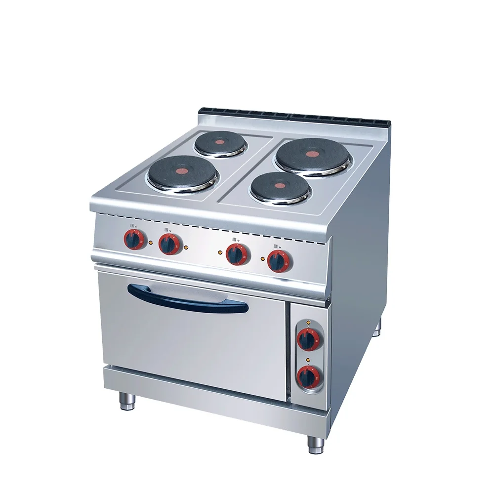 
Popular electric stove with oven 4 burner hot sale electric stove burner commercial electric stove 4 burners 