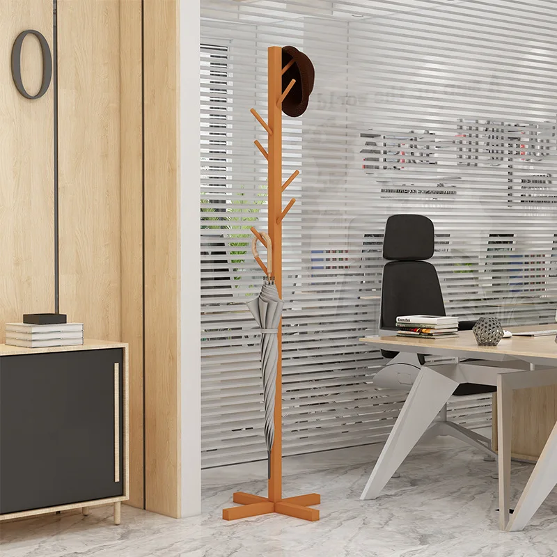 
Easy to assemble tree antique wooden portable coat rack 