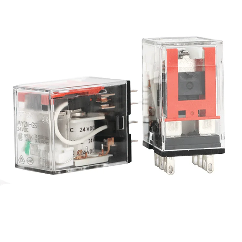 My2n My4n Miniature Coil Electromagnetic Intermediate Relay DC12V 24V AC 24V 110V 220V 8pin 14pin