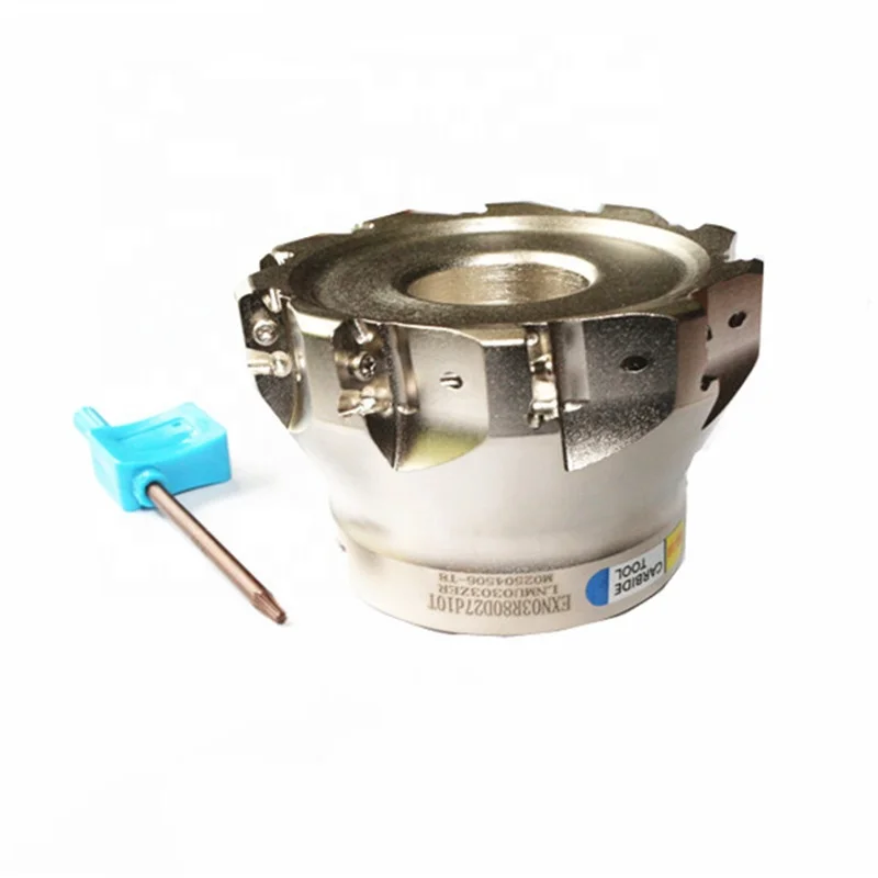 CNC Lathe Milling Tools Indexable Face  Milling Cutter Holder EXN03R Series For LNMU03 Tungsten Carbide Insert