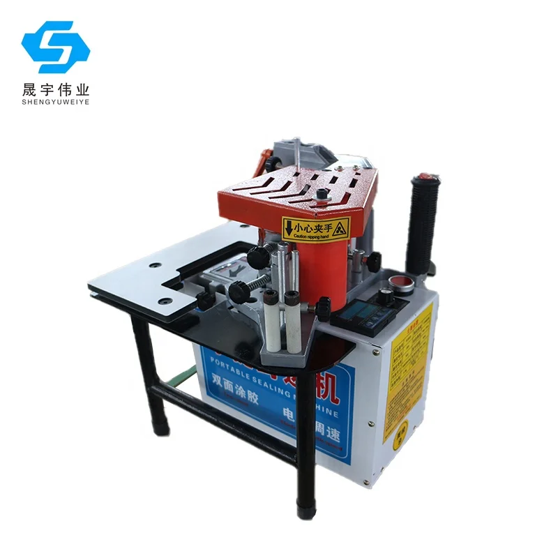 Convenient portable edge banding machine mini bander machinery used for wood furniture