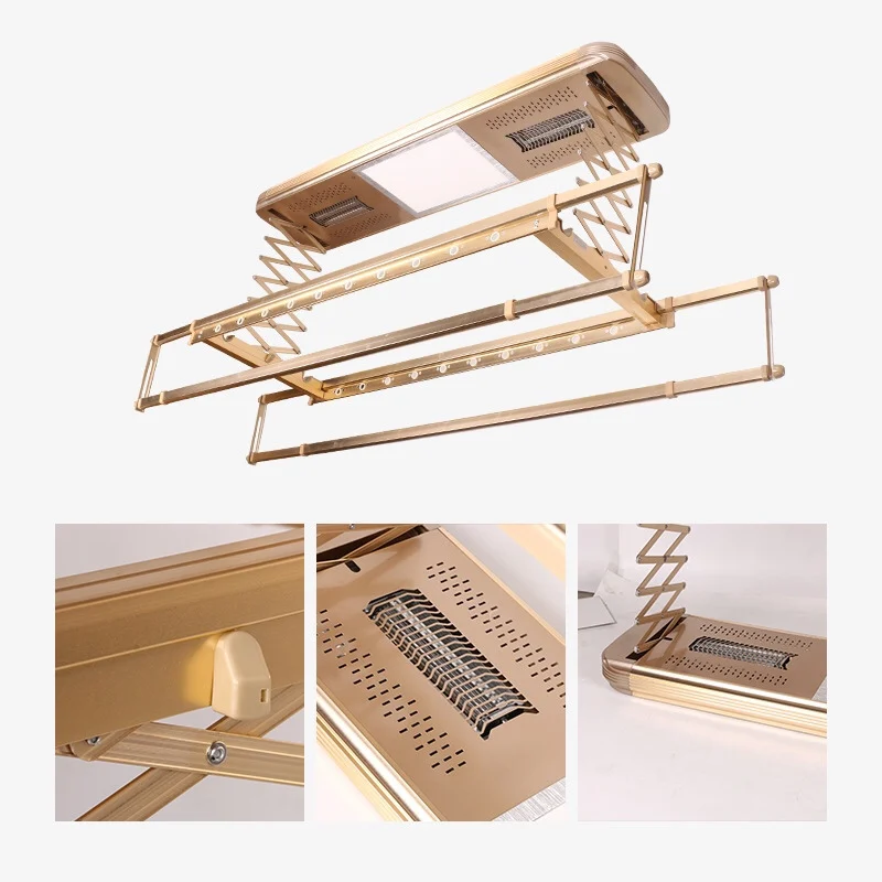 Multifunction Electric Automatic laundry lifting rack Folding Clothes Drying Hanger Dryer Rack