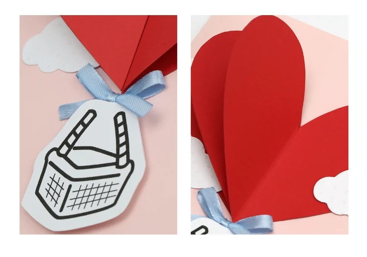 Aegean Gift 3d Love Heart Greeting Cards Craft Paper Pop Up Wedding Invitation For Wedding
