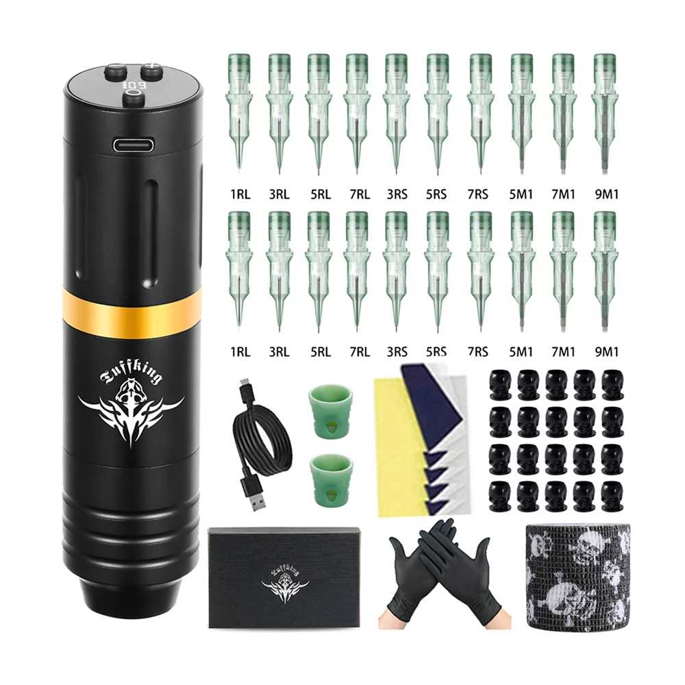 Factory Cheap Wholesale permanent Make Up Tattoo Machine Complete Tattoo Pen Kit For Shop