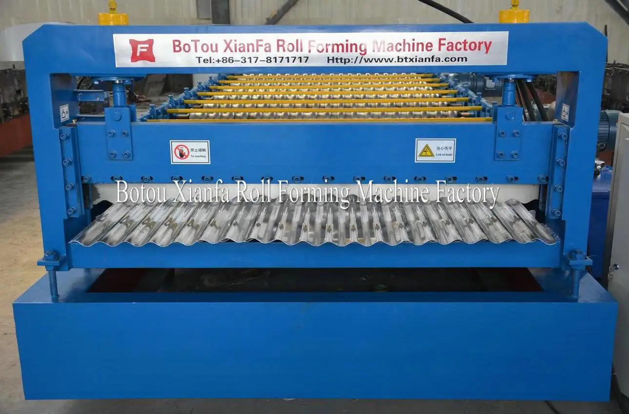zinc sheet corrugated sheet roll forming machine