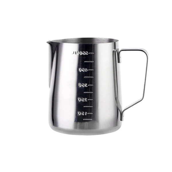 coffee milk jug with stainless steel for high quality  barista milk pitcher