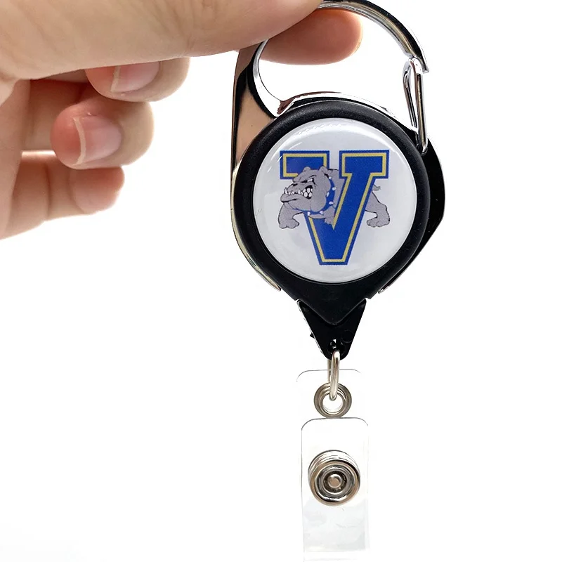 YYX  Name YOYO Reel Round Office School Retractable Badge Holder ID reel