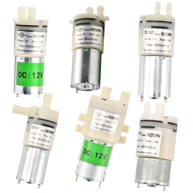 VN2703PW Micro Mini Self-prime Dc Water Pump high Pressure 0.3-1.0l/ min  Diaphragm pump For Beauty Equipment