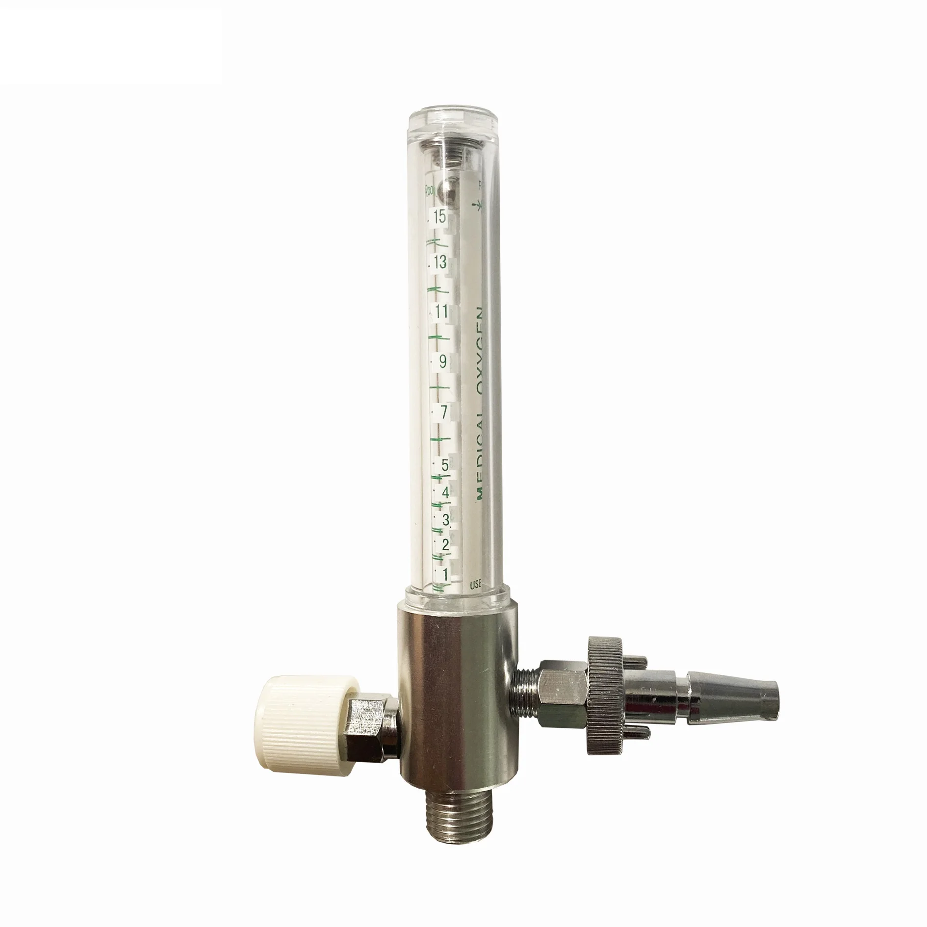 Good price Brass Wall mounted Medical oxygen flow meter for hospital oxygen wall outlet