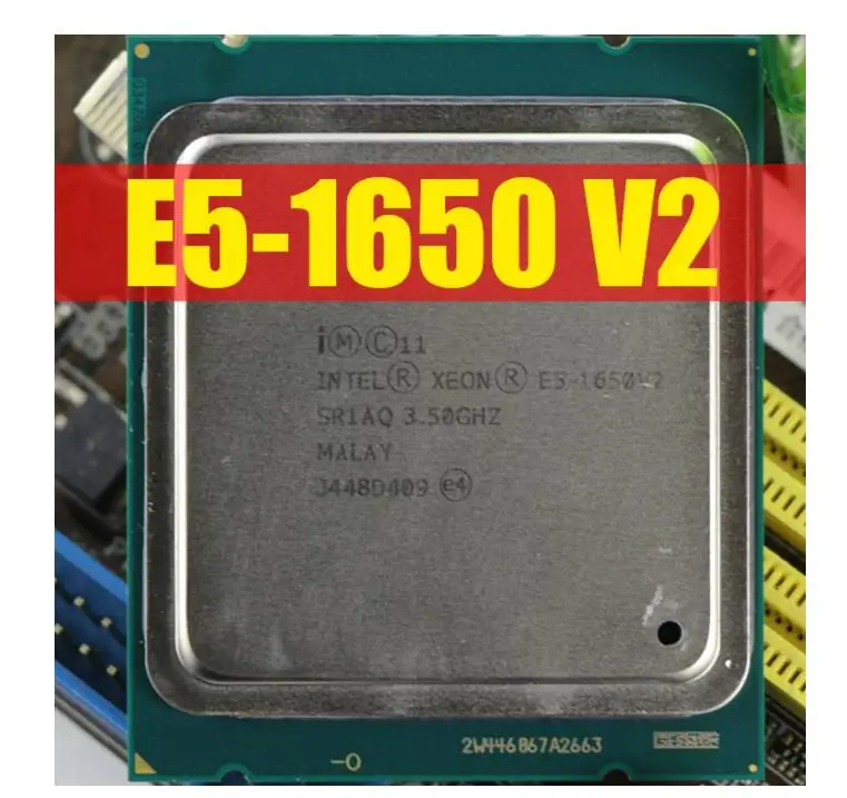 Используется для Intel Xeon E5 1650 V2 E5-1650 e5 процессора LGA 2011 сервера настольный процессор может