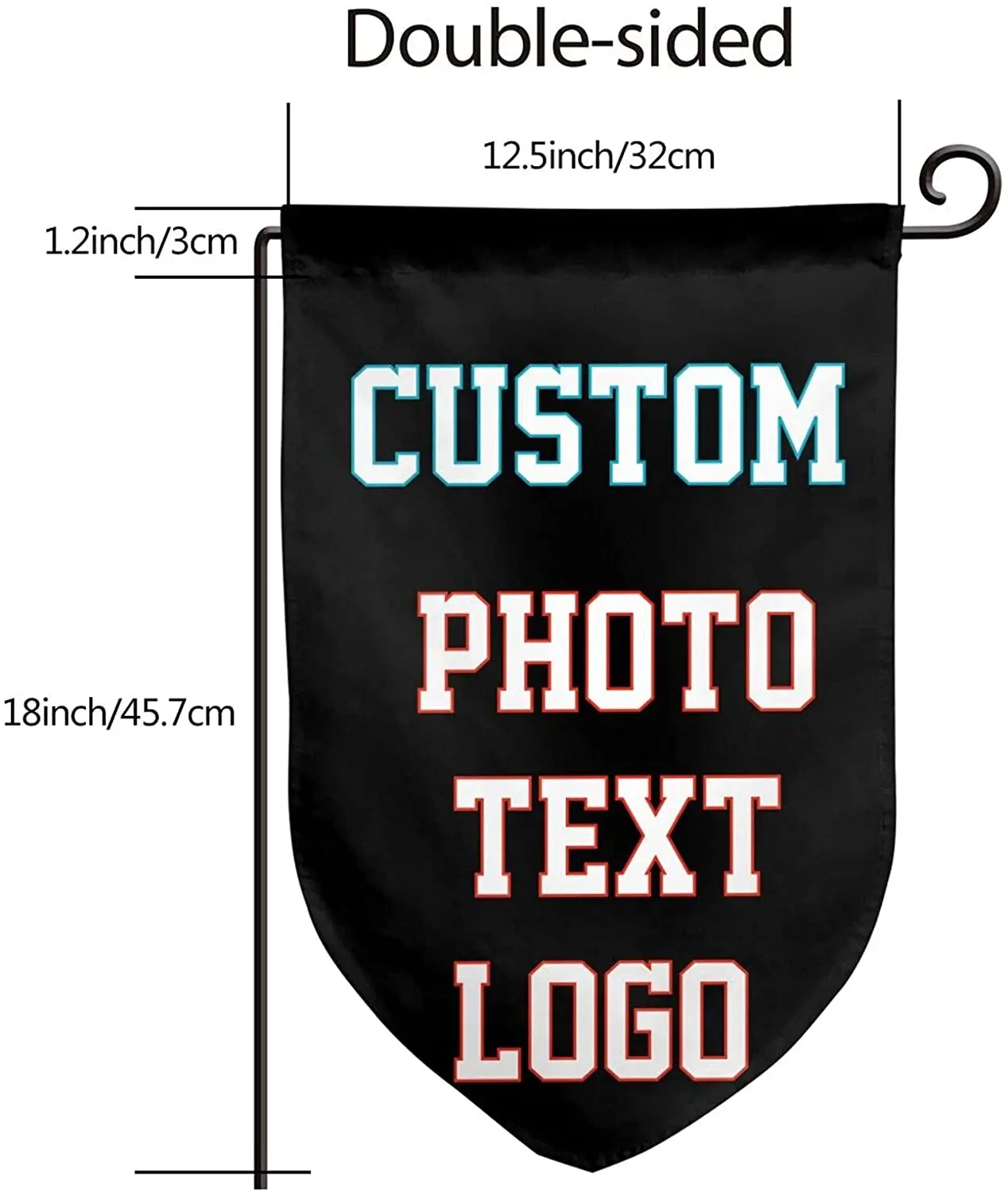  Custom Flag Double Side Garden Weather Resistant Personalized Your Own With