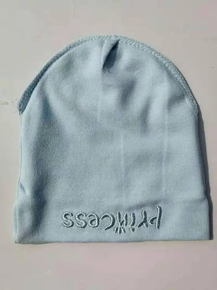 new born baby 100% cotton girl baby cap kids baby hats gloves socks 3 pics