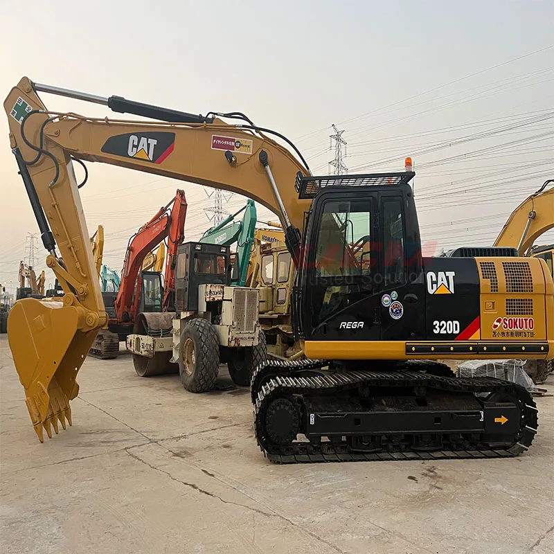Good Digger 20 tons Used Excavators CAT 320D Excellent Crawler Excavator
