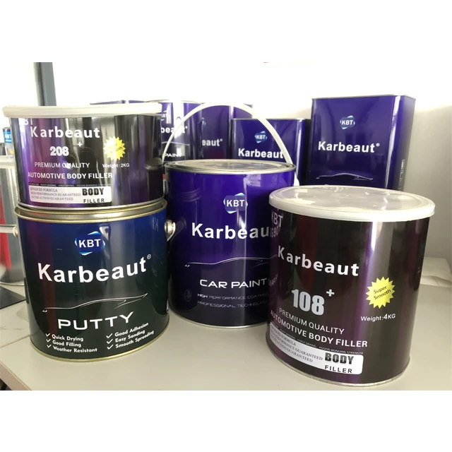 
P280 BPO 2k putty body filler with red hardener sample available 