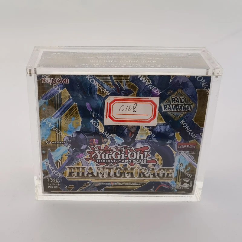 YGO Power Box Customized High Quality Monster Card YU GI OH Display Box ETB with Magnetic Lid Collection Acrylic Power Box