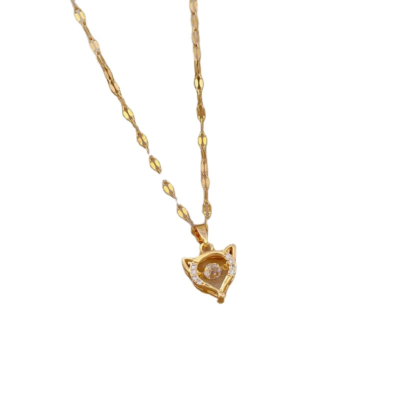 Pendant minimalist party stainless steel necklace 18K gold plated 925 sterling silver necklace girl Jewelry eagle whale necklace