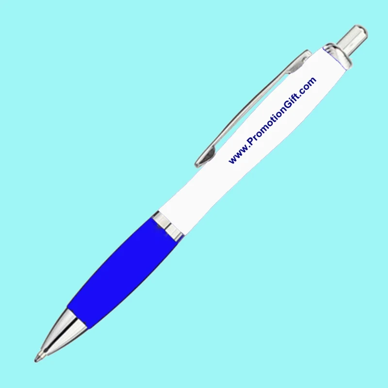 Plastic ball point branded printed promotional logo gift pen