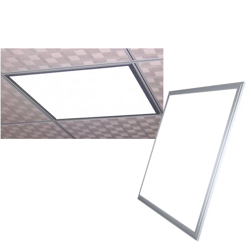 TUV surge protect 2.5kv 3kv 595x595mm 600x600mm led panel light 36w 40w 48w lifud boke driver for office false Drywall ceiling