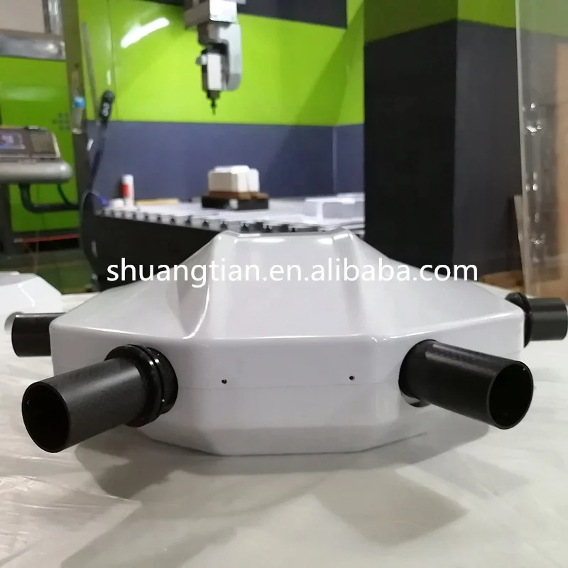 Custom anti-shock durable light-weight plastic unmanned camera aircraft drone UAV shells parts