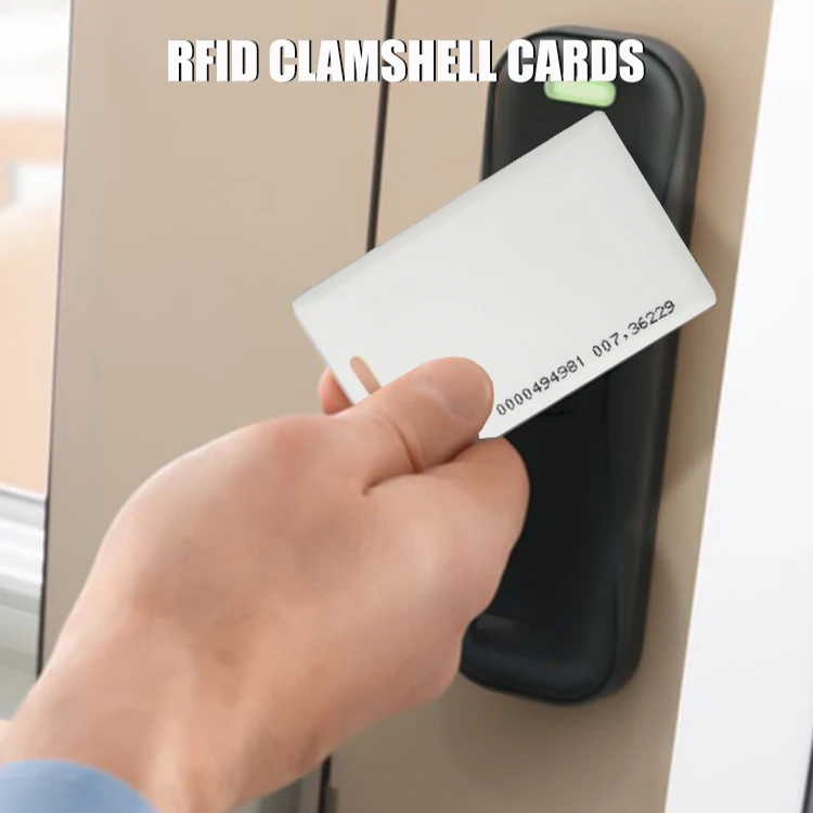 In stock 125KHz blank white ID thick card work access control card TK4100 access sensor card