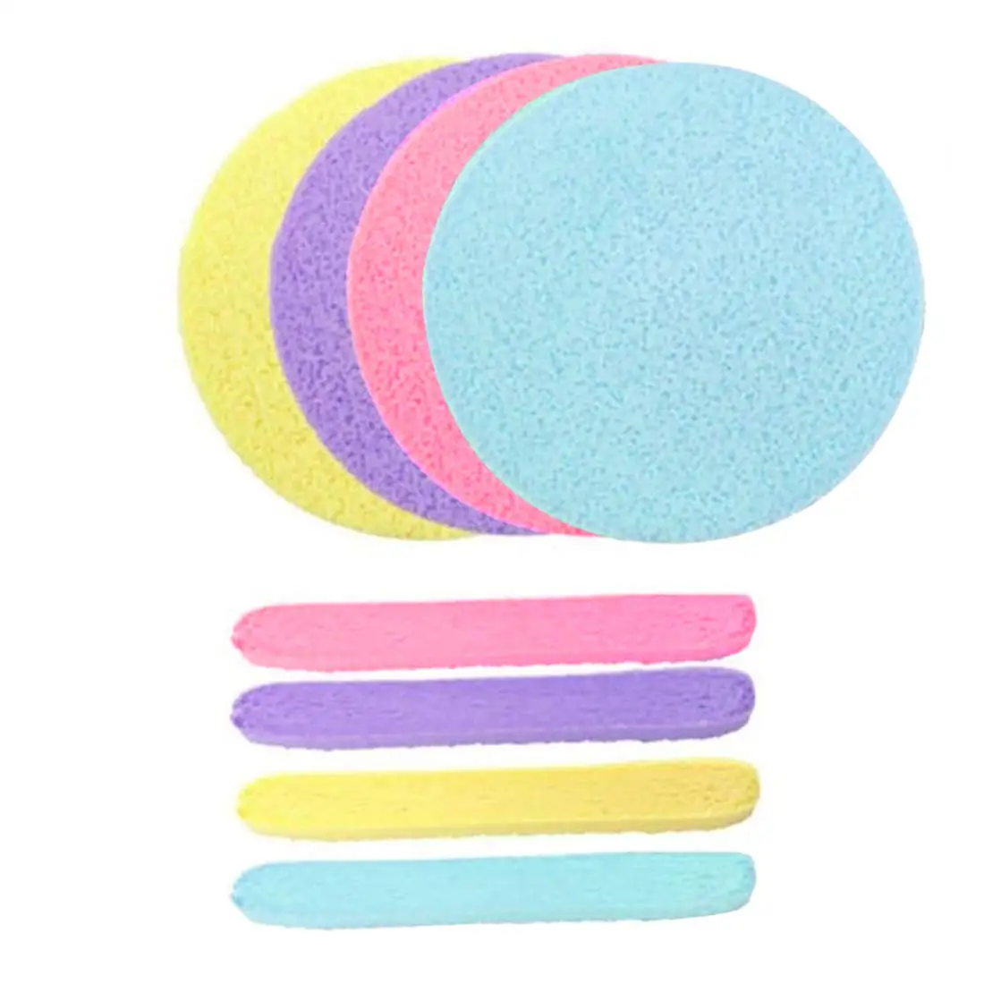 12PCS/bag Compressed Cellulose makeup Facial Cleansing Sponge