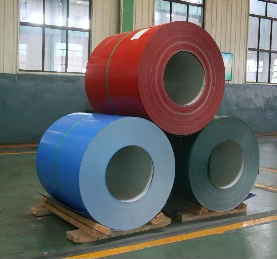 Pre-painted factory best price PE PVDF coating color coated aluminum coil 1100 h32 color coated aluminum